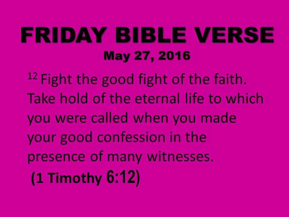 May 27 Bible Verse The CORE Youth Ministry